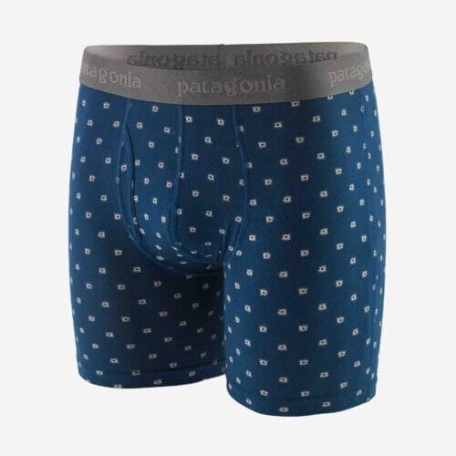 Patagonia Men's Essential Boxer Briefs - 6" Inseam in Lagom Blue