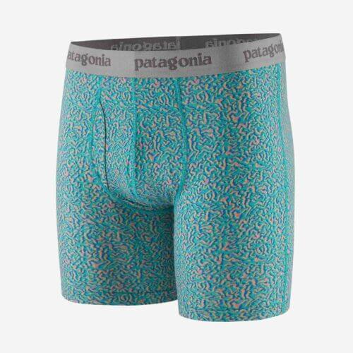 Patagonia Men's Essential Boxer Briefs - 6" Inseam in Subtidal Blue