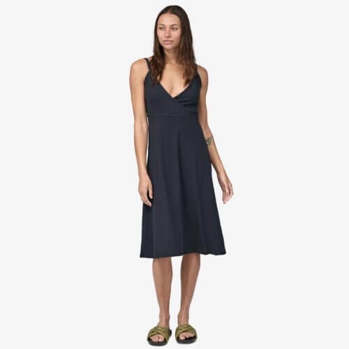 Patagonia Women's Wear With All Wrap Dress in Pitch Blue