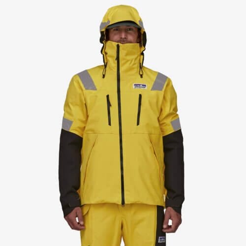 Patagonia Men's Big Water Foul Weather Jacket in Storm Yellow