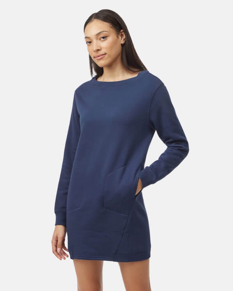 Fleece Crew Dress