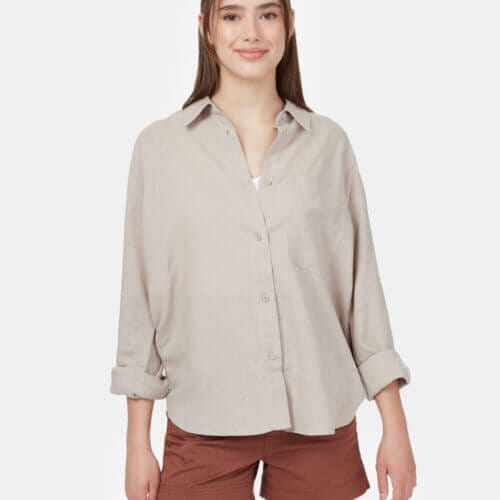 Hemp Button Front Shirt