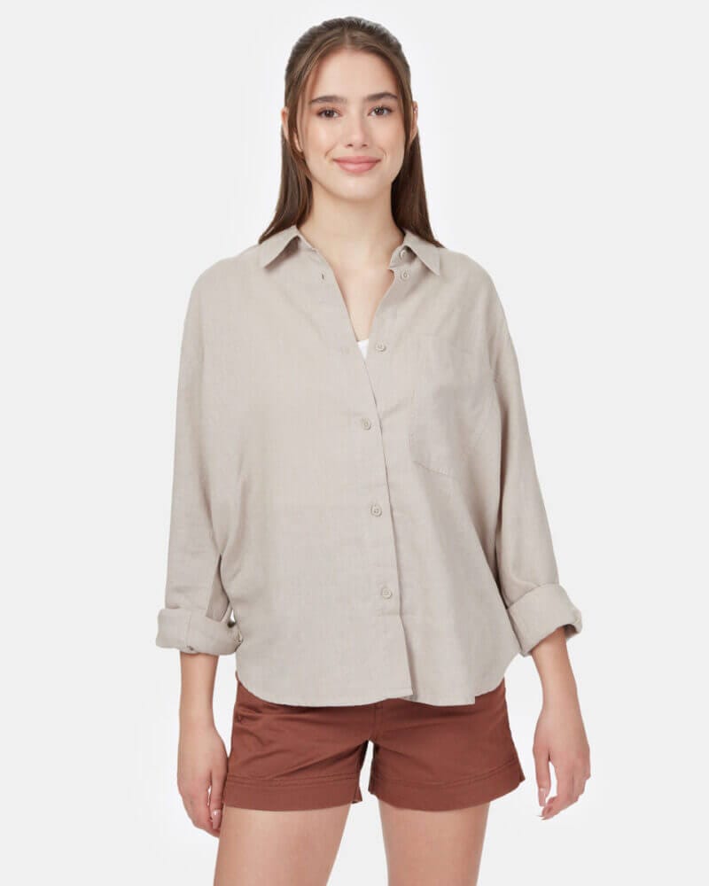 Hemp Button Front Shirt