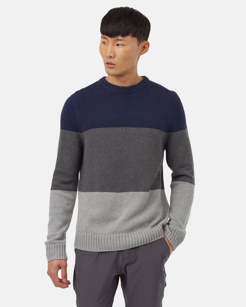 Highline Blocked Crew Sweater