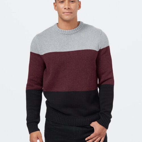 Highline Blocked Crew Sweater