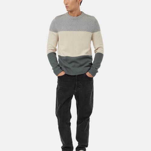 Highline Blocked Crew Sweater