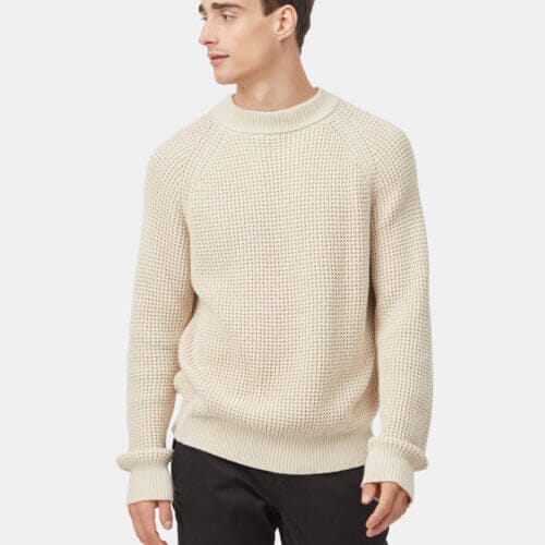 Highline Mock Neck Waffle Crew