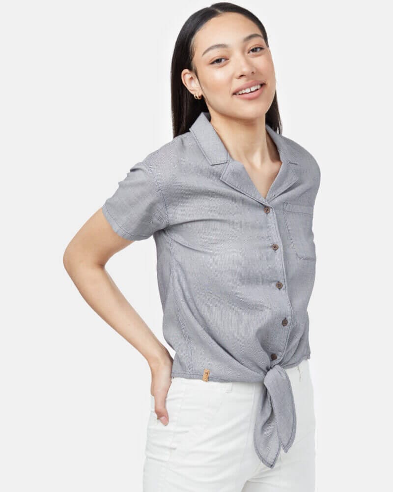 Isa Tie Front Shirt