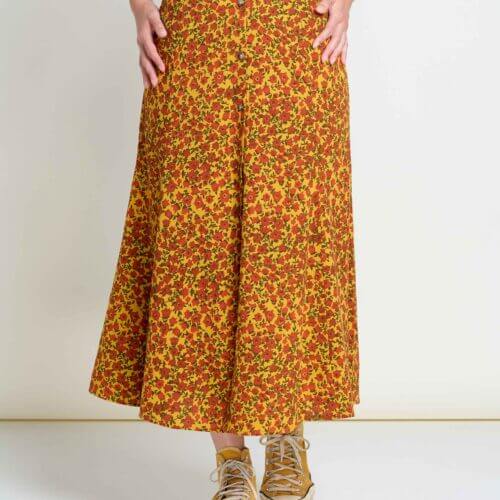 Manzana Paneled Midi Skirt Pollen Ditsy Print / L