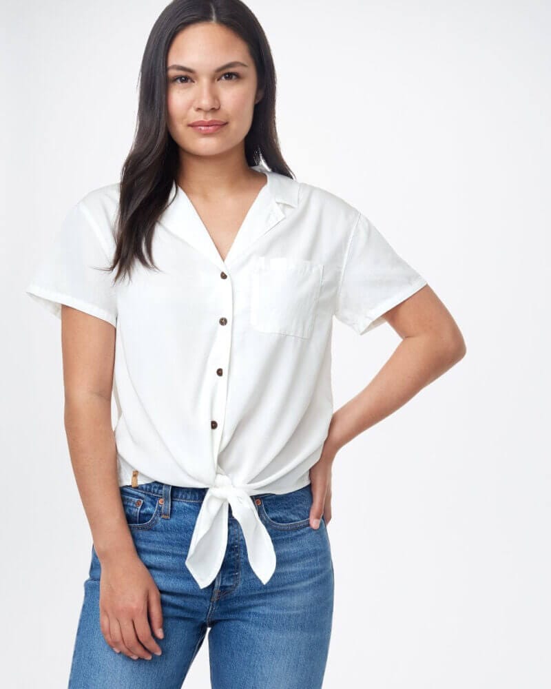 Meander Tie Front Shirt