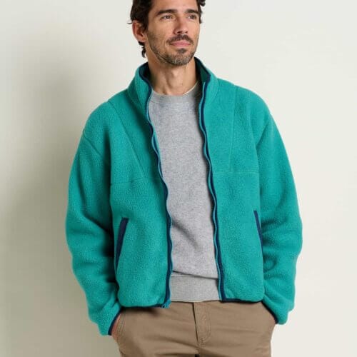 Men's Campo Fleece Zip Jacket Cyan / L