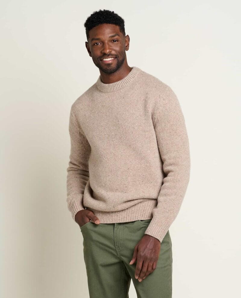 Men's Wilde Crew Sweater Honey Brown / M