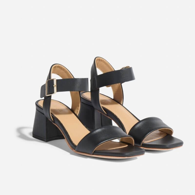 Stella Go-To Block Heel Sandal Black