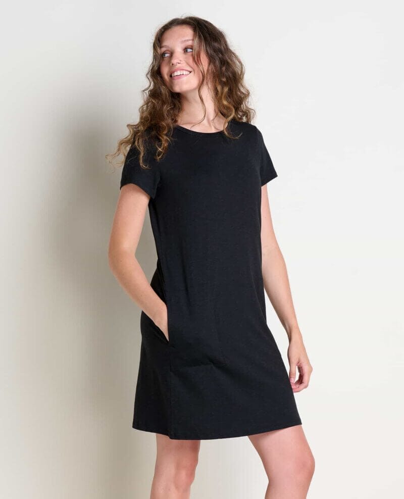 Windmere II Short Sleeve Dress Black / XS