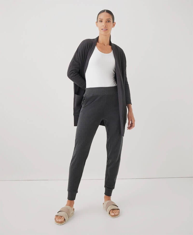 Women's Charcoal Heather Airplane Jogger XL