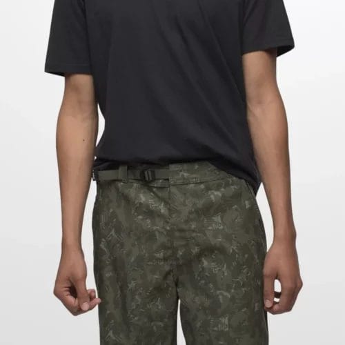 Mens prAna Stretch Zion™ Hybrid Short II – Evergreen Camo