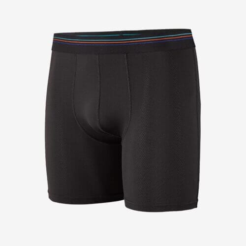 Patagonia Men’s Sender Boxer Briefs – 6″ Inseam in Black