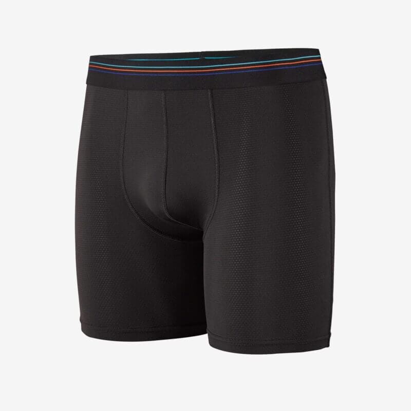 Patagonia Men's Sender Boxer Briefs - 6" Inseam in Black