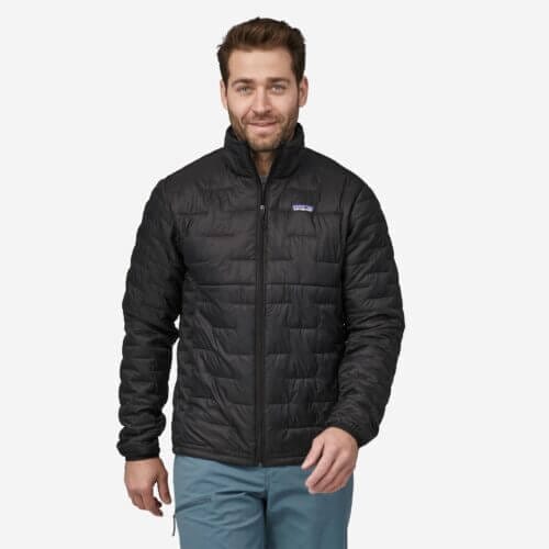 Patagonia Men's Micro Puff® Insulated Jacket in Black