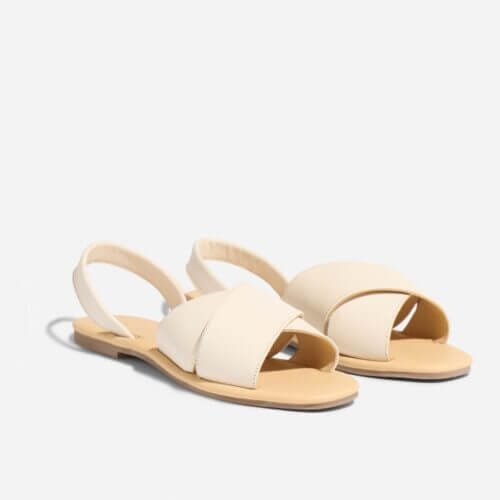 All-Day Cross Strap Sandal Bone