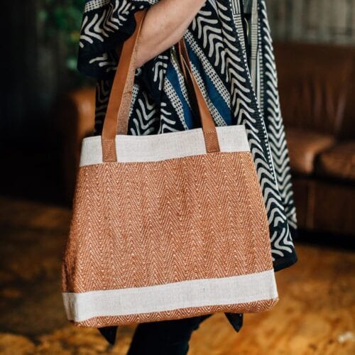 Balmy Jute & Cotton Bag