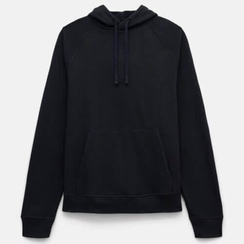 Black 50/50 Relaxed Fit Hoodie