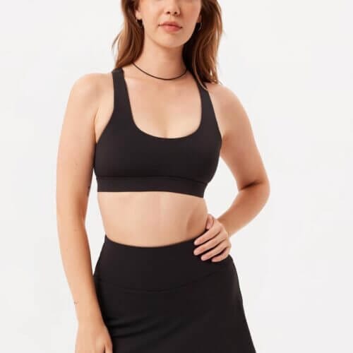 Black Ella Scoop Neck Bra