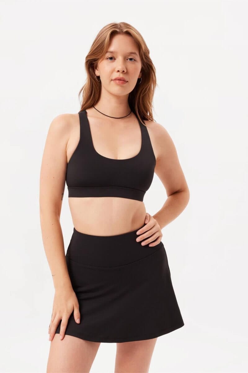 Black Ella Scoop Neck Bra