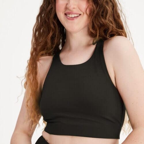 Black Milo Racerback Bra