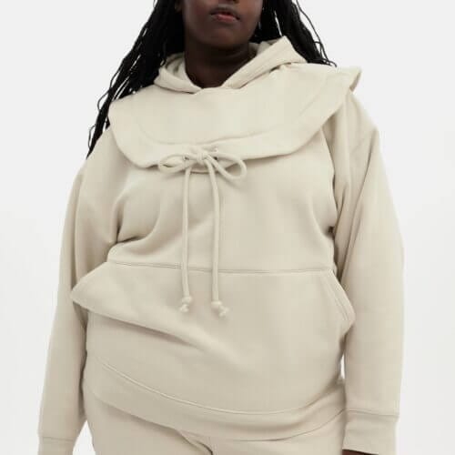 Bone Thea Detachable Hoodie