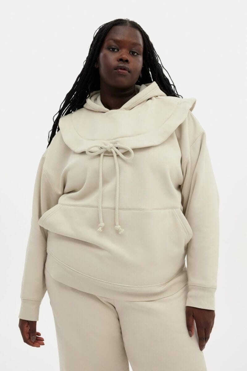 Bone Thea Detachable Hoodie