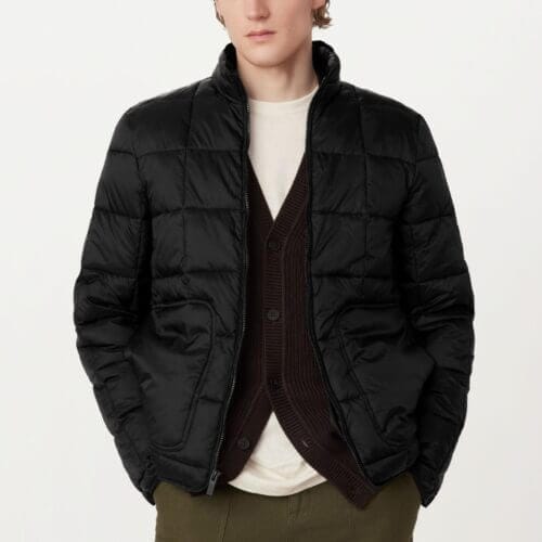 Frank And Oak The Aero Packable Jacket in Black