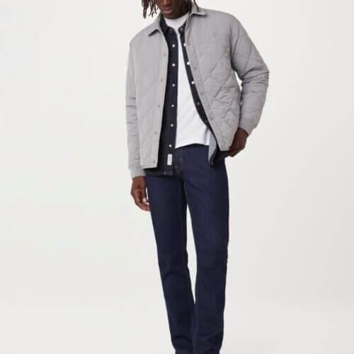 Frank And Oak The Skyline Collared Jacket in Grey