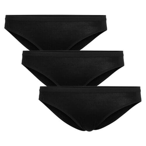 Icebreaker Merino Siren Bikini Briefs 3 Pack - Woman - Black - Size XS