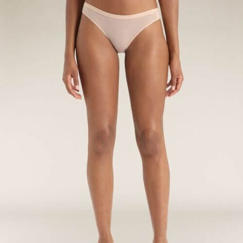 Icebreaker Merino Siren Bikini Briefs 3 Pack - Woman - Praline - Size XL