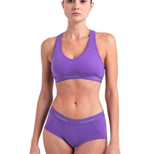 Icebreaker Merino Sprite Racerback Bra - Woman - Magic - Size XL