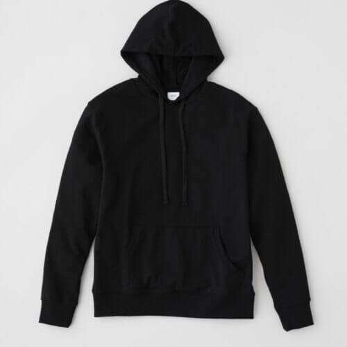 Kotn Unisex French Terry Hoodie in Black