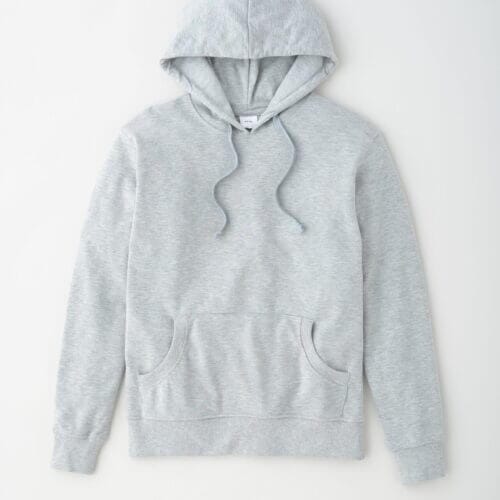 Kotn Unisex French Terry Hoodie in Heather Grey