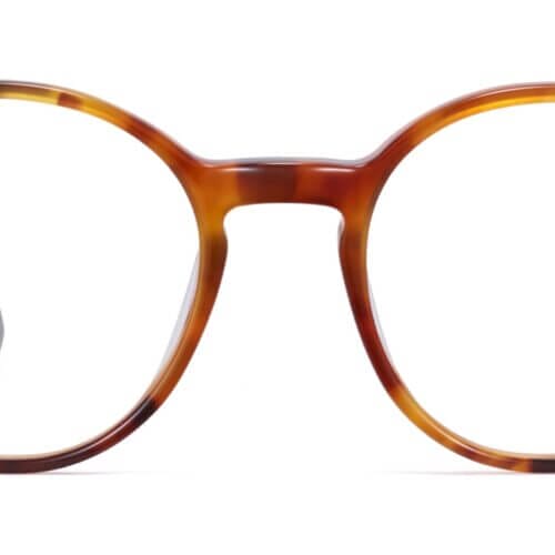 Morgan Narrow Eyeglasses in Mesa Tortoise (Non-Rx)