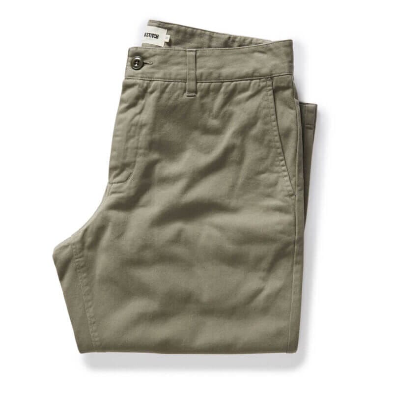 The Democratic Foundation Pant in Organic Smoked Olive