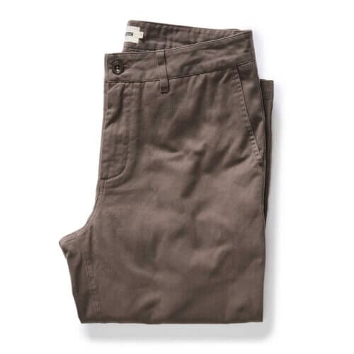 The Slim Foundation Pant in Organic Espresso