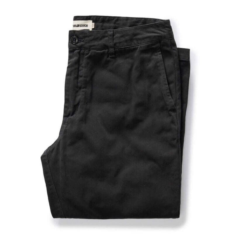 The Slim Foundation Pant in Organic Faded Black