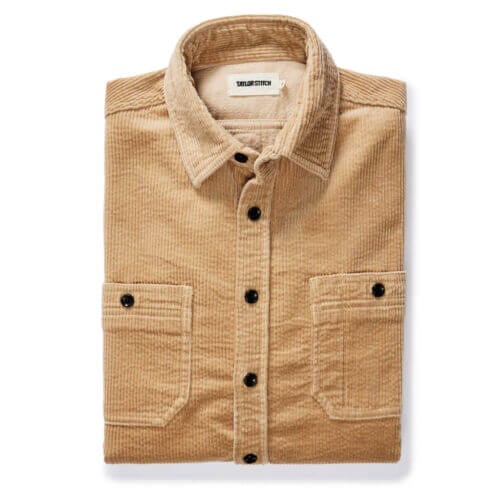 The Utility Shirt in Camel Corduroy