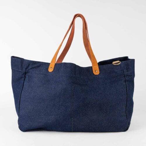 Upcycled Denim Weekender Bag