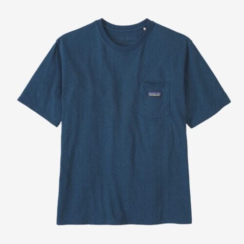 Patagonia Men’s Lightweight Daily Pocket Tee in Tidepool Blue