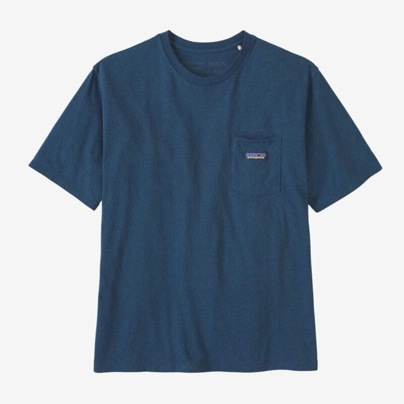 Patagonia Men's Lightweight Daily Pocket Tee in Tidepool Blue