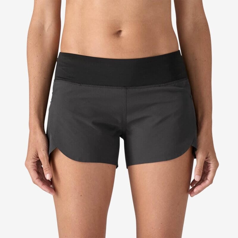 Patagonia Women's Stretch Hydropeak Surf Shorts - 3½" Inseam in Ink Black