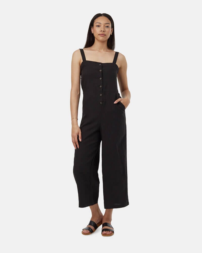 TreeLinen Apron Front Jumpsuit