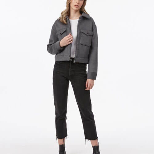 Wool Short Utility Jacket