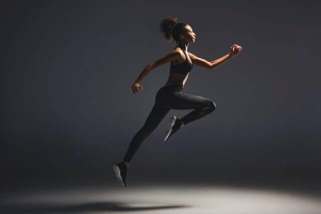 womens activewear model